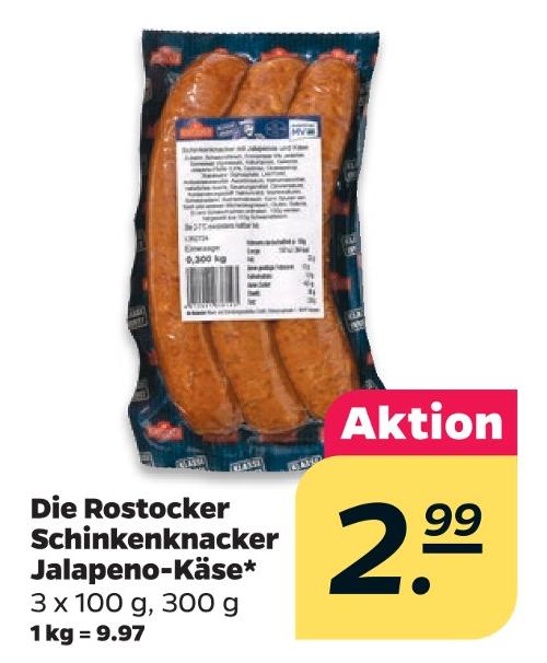 Schinkenknacker Jalapeno-Käse