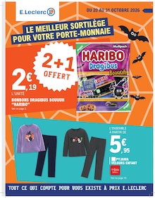 Catalogue E.Leclerc de la semaine "LE MEILLEUR SORTILÈGE POUR VOTRE PORTE-MONNAIE" avec 1 pages, valide du 20/10/2026 au 31/10/2026 pour Nice et alentours Prospectus E.Leclerc de la semaine "LE MEILLEUR SORTILÈGE POUR VOTRE PORTE-MONNAIE" avec 1 pages, valide du 20/10/2026 au 31/10/2026 pour Nice et alentours
