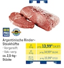 Argentinische Rinder-Steakhüfte von Pro Trace im aktuellen METRO Prospekt für 14,97 €