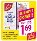 Landcervelatwurst bei E center im Bruchsal Prospekt für 1,69 €
