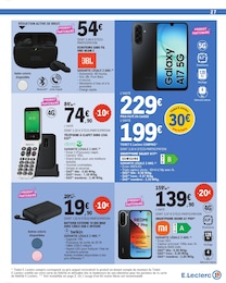 Offre Casque Audio dans le catalogue E.Leclerc du moment à la page 27