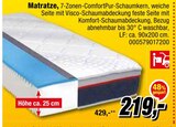 Matratze Angebote bei Opti-Wohnwelt Kirchheim für 219,00 €