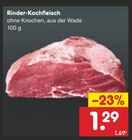 Netto Marken-Discount Döbern - Rinder-Kochfleisch Angebot im Prospekt Rinder-Kochfleisch bei Netto Marken-Discount im Döbern Prospekt für 1,29 €