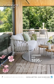 Aktueller Kabs Prospekt mit Terrassenmöbel, "OUTDOOR LIVING", Seite 6