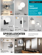 LED-Wandleuchte Angebote im Prospekt "SO GEHT BAD HEUTE!" von reuter auf Seite 13