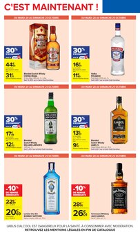 Promotion Whisky dans le prospectus Carrefour, valable du 20/10/2026 au 02/11/2026 Promo Whisky dans le catalogue Carrefour du moment à la page 54