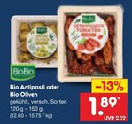 Bio Antipasti oder Bio Oliven im Angebot bei Netto Marken-Discount in Kiel Bio Antipasti oder Bio Oliven Angebote von BioBio bei Netto Marken-Discount Kiel für 1,89 €