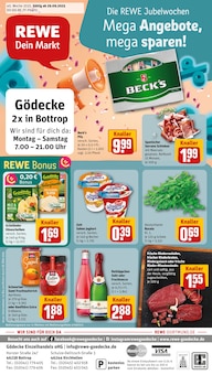 Aktueller REWE Prospekt "Dein Markt" Seite 1 von 33 Seiten für Bottrop