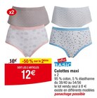 Culottes maxi - Influx en promo chez Cora Villeneuve-d'Ascq à 12,00 €