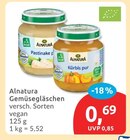 Gemüsegläschen von Alnatura für 0,69 € bei budni im Angebot Gemüsegläschen von Alnatura im aktuellen budni Prospekt