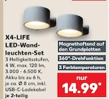 LED-Wandleuchten-Set im Kaufland Prospekt LED-Wandleuchten-Set von X4-LIFE im aktuellen Kaufland Prospekt für 14,99 €