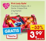 Aktuelles Pink Lady Äpfel Angebot bei Netto Marken-Discount in Mönchengladbach ab 3,99 €