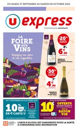 U Express Catalogue "LA FOIRE AUX VINS", 20 pages, Lyon,  27/09/2022 - 08/10/2022