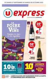 U Express Catalogue "LA FOIRE AUX VINS", 20 pages, Lyon, 27/09/2022 - 08/10/2022 U Express Catalogue "LA FOIRE AUX VINS", 20 pages, Lyon, 27/09/2022 - 08/10/2022