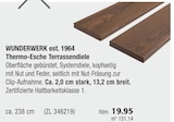 Thermo-Esche Terrassendiele im Angebot bei Holz Braun in Esslingen Thermo-Esche Terrassendiele Angebote von WUNDERWERK est. 1964 bei Holz Braun Esslingen für 19,95 €