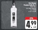 Premium Vodka No. 5 Angebote von Fürst Uranov bei EDEKA Bautzen für 4,99 €