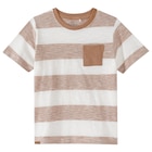 Jungen T-Shirt mit Streifen im Ernstings family Prospekt zum Preis von 7,99 €