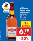 Feiner Alter Weinbrand Angebote von Wilthener bei Netto Marken-Discount Frankfurt für 6,79 €