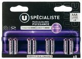 Piles Spécialiste LR6 - AA - U en promo chez Super U Saint-Nazaire à 3,43 €