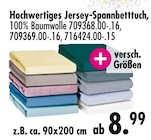 Hochwertiges Jersey-Spannbetttuch Angebote bei SB Möbel Boss Brandenburg für 8,99 €