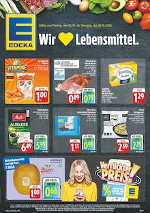 Schweinefleisch im aktuellen EDEKA Prospekt (Jena) Schweinefleisch im EDEKA Prospekt "Wir lieben Lebensmittel!" mit 8 Seiten (Jena)