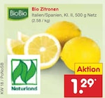 Bio Zitronen von BioBio im aktuellen Netto Marken-Discount Prospekt für 1,29 €