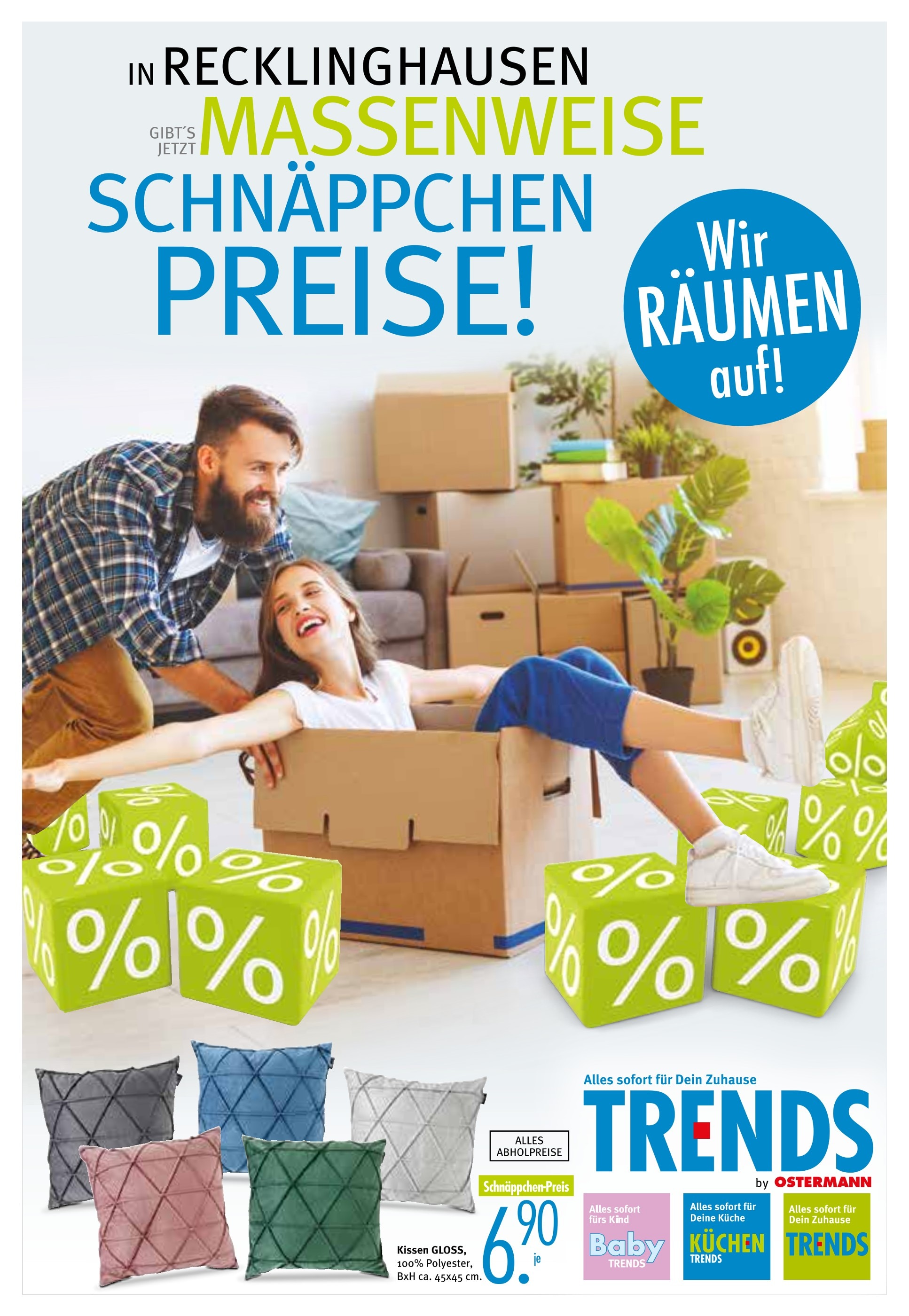 Trends Prospekt für Herten mit 16 Seiten Trends Prospekt für Herten: "WIR RÄUMEN AUF!", 16 Seiten, 08.09.2021 - 23.09.2021