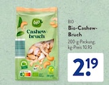 Cashew-Bruch von Bio für 2,19 € bei ALDI SÜD im Angebot Cashew-Bruch von Bio im aktuellen ALDI SÜD Prospekt