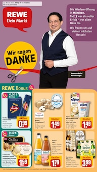 Aktueller REWE München Prospekt "Dein Markt" mit 16 Seiten