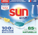 Tablettes lave-vaisselle tout en 1 - Sun - Aldi à Valenciennes Tablettes lave-vaisselle tout en 1 - Sun en promo chez Aldi Valenciennes à 7,93 €