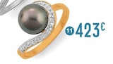 Bague perle de culture de tahiti et diamant en promo chez E.Leclerc Bague perle de culture de tahiti et diamant dans le catalogue E.Leclerc