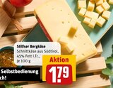 Aktuelles Stilfser Bergkäse Angebot bei REWE in Recklinghausen ab 1,79 €