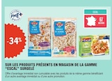E.Leclerc Angoulême - Promo -34% Sur les produits présents en magasin de la gamme "Escal" surgelé Promo -34% Sur les produits présents en magasin de la gamme "Escal" surgelé à dans le catalogue E.Leclerc à Angoulême