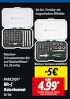 Bit-/Ratschenset von PARKSIDE im aktuellen Lidl Prospekt für 4,99 €