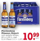 Pilsener im Angebot bei E center in Baden-Baden Pilsener Angebote von Fürstenberg bei E center Baden-Baden für 10,99 €