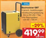 Bautrockner GBT im Netto Marken-Discount Prospekt Bautrockner GBT von im aktuellen Netto Marken-Discount Prospekt für 419,99 €