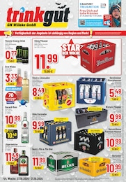 Trinkgut Prospekt für Lengede mit 6 Seiten Trinkgut Prospekt für Lengede: "Aktuelle Angebote", 6 Seiten, 27.10.2025 - 31.10.2025