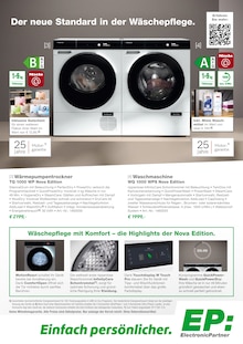 Trockner im EP: Prospekt "Miele Hausgeräte -effizient und langlebig-" mit 12 Seiten (Leipzig)