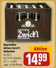 Aktuelles Aktien Zwick'l Kellerbier Angebot bei REWE in Rodgau ab 14,99 €