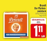 Der Markenzwieback von Brandt im aktuellen EDEKA Prospekt für 1,11 €
