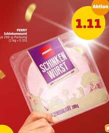 Wurst von PENNY im aktuellen Penny-Markt Prospekt für 1.11€