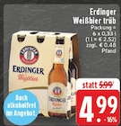 Weißbier trüb im Angebot bei EDEKA in Bergkamen Weißbier trüb Angebote von Erdinger bei EDEKA Bergkamen für 4,99 €