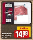 Rinder-Braten Angebote von Qualitätsmetzgerei Wilhelm Brandenburg bei REWE Offenbach für 14,99 €