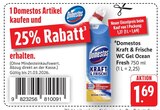 Kraft & Frische WC Gel Ocean Fresh bei E center im Filderstadt Prospekt für 1,69 €
