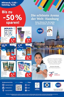 Kaffee im budni Prospekt "drogeriemarkt" mit 10 Seiten (Hamburg)