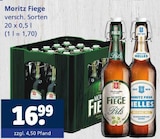 Getränkewelt Coesfeld - Moritz Fiege Angebot im Prospekt Moritz Fiege bei Getränkewelt im Coesfeld Prospekt für 16,99 €
