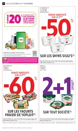 Promos Fromage dans le catalogue "-60% DE REMISE IMMÉDIATE SUR LE 2ÈME" de Intermarché Super Fromage en promo dans le catalogue Intermarché Super à la page 2