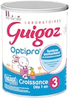 Lait de croissance en poudre - GUIGOZ en promo à 17,98 € chez Supermarchés Match Lait de croissance en poudre - GUIGOZ dans le catalogue Supermarchés Match