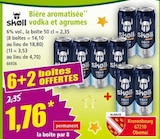 Bière aromatisée vodka et agrumes - Skøll - Norma à Belfort Bière aromatisée vodka et agrumes - Skøll en promo chez Norma Belfort à 1,76 €