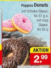 Donuts mit Schoko-Glasur bei Zimmermann im Prospekt  für 2,99 €